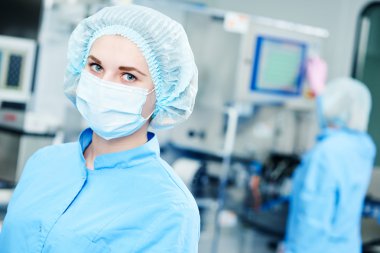 Pharmaceutics. Worker operator portrait