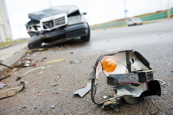 Car crash accident on street — Stock Photo, Image