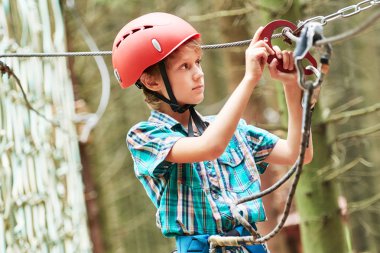 etkinlik cambaz orman Park tırmanma, çocuk
