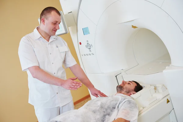 Computed tomography or MRI scanner test analysis — Stock Photo, Image