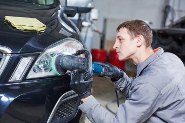 otomatik mekanik cilalama ve araba Far parlatma