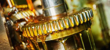 Petrol yağlama ile metal dişli mekanizması