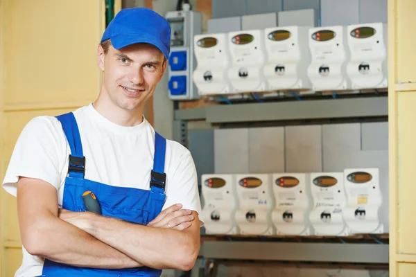 Elektricien ingenieur werknemer — Stockfoto