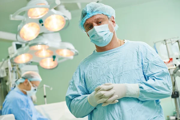 Surgeons team at cardiac surgery operation — Stock Photo, Image