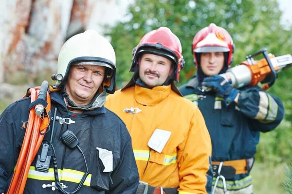 Pompier équipage — Photo