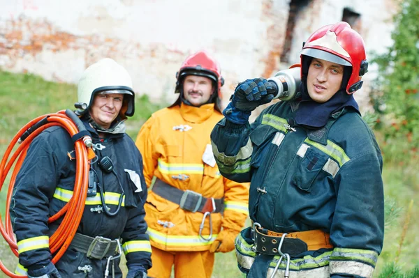 Firefighter crew — Stock Photo, Image