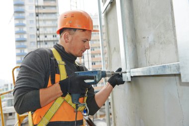Cephe inşaat iş yerinde Oluşturucu