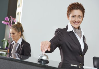 Hotel çalışan Resepsiyon
