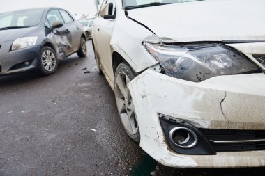 araba kazasında çarpışma kentsel sokak