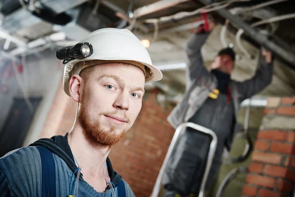 Electrician worker — Stock Photo, Image