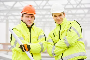 Construction builder workers clipart