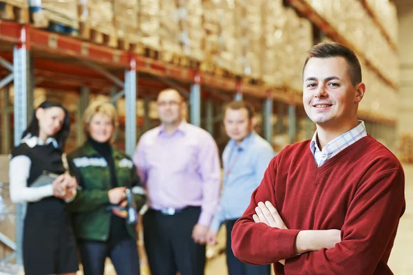 Warehouse crew at work — Stock Photo, Image