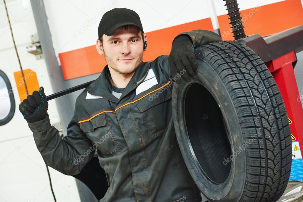 tire repairman auto mechanic