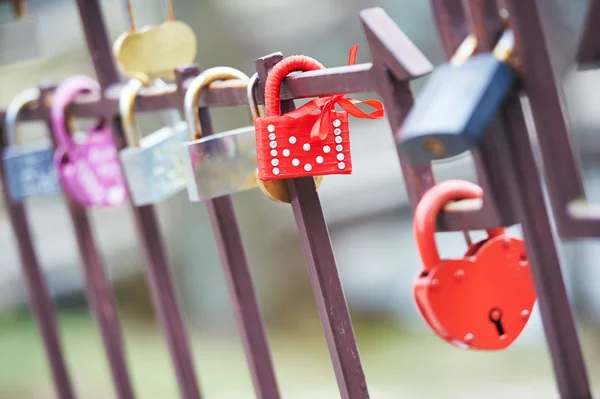 Love locks — Stock Photo, Image