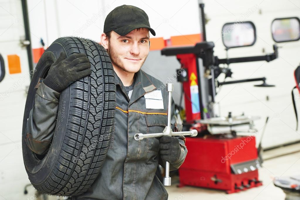 tire repairman auto mechanic