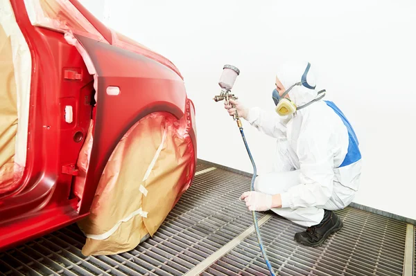 Car painting in chamber — Stock Photo, Image