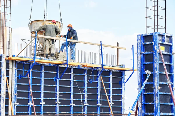 Trabajos de hormigón — Foto de Stock