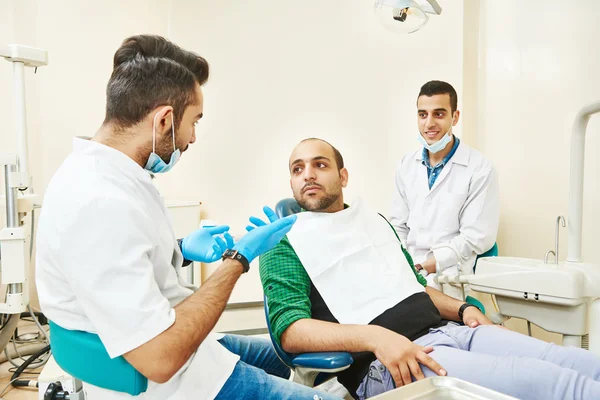 Young asian dentist doctors at work — Stock Photo, Image
