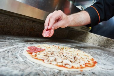 Pizza preparartion