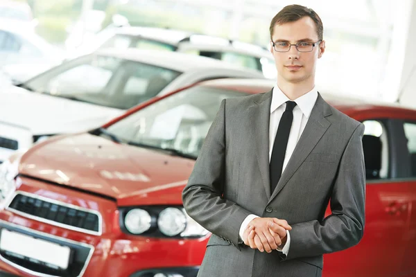 Automobile car dealer salespersom manager — Stock Photo, Image