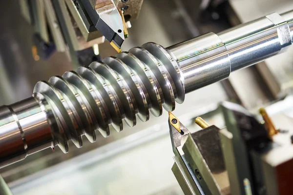 Cutting tool at metal working — Stock Photo, Image