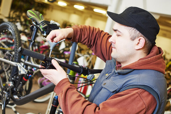 bike repair or adjustment