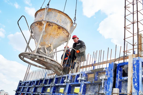 Betonlama işleri — Stok fotoğraf