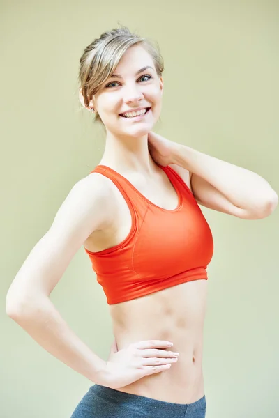 Retrato del entrenador de fitness femenino —  Fotos de Stock