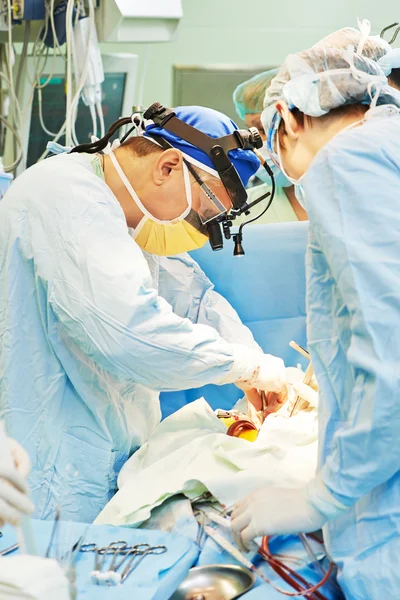 Surgeons team at operation — Stock Photo, Image