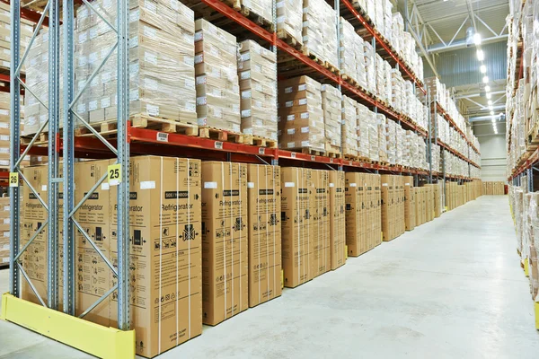 Moderm warehouse interior Royalty Free Stock Images