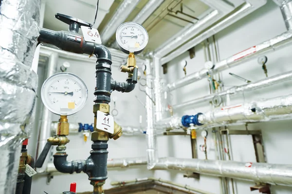 Interior of boiler room — Stock Photo, Image