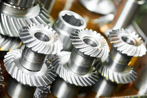 Metal cog wheel gears — Stock Photo, Image