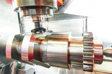 cnc metal işleme kesici aracı ile işleme merkezi