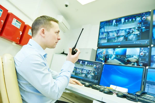 System zabezpieczeń wideo nadzoru monitorowania — Zdjęcie stockowe