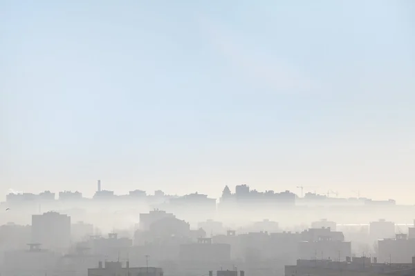 Beautiful City Skyline Morning — Stock Photo, Image