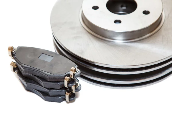 Brake disks and pads — Stock Photo, Image