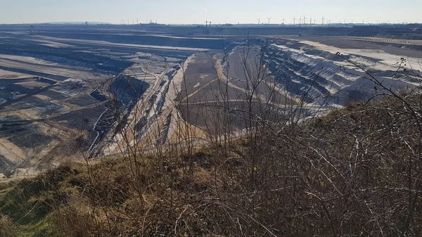 View of surface mine or Open pit