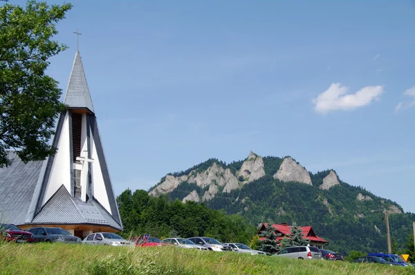 Kroscienko Nad Dunajcem, Polen — Stockfoto