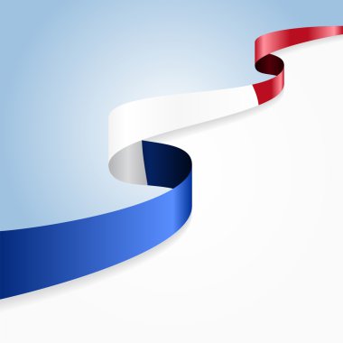 Fransız bayrağının arka plan. Vektör çizim.