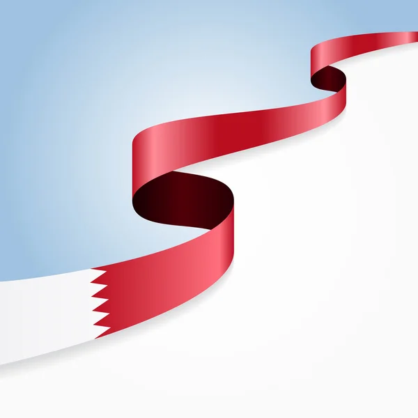 Drapeau de Bahreïn. Illustration vectorielle . — Image vectorielle