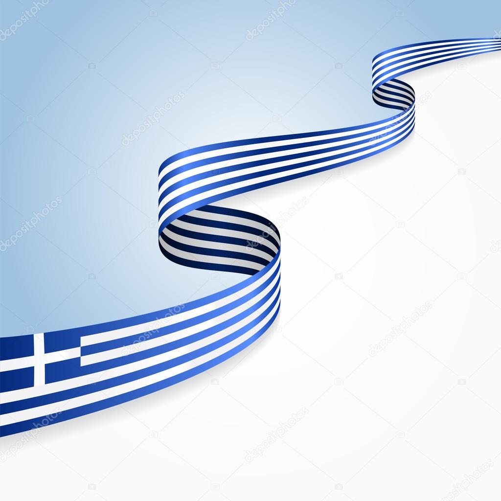 griechische Flagge, Stock-Vektor