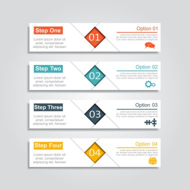 Infographic tasarım şablonu. vektör çizim.