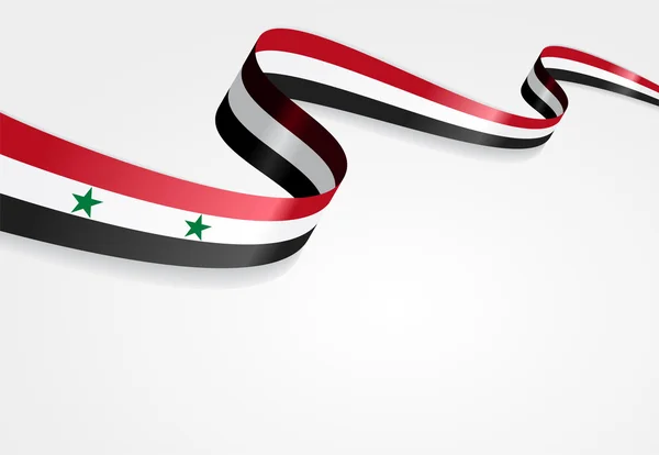 Fond du drapeau syrien. Illustration vectorielle . — Image vectorielle