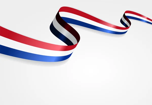 Nizozemská vlajka pozadí. Vektorové ilustrace. — Stockový vektor