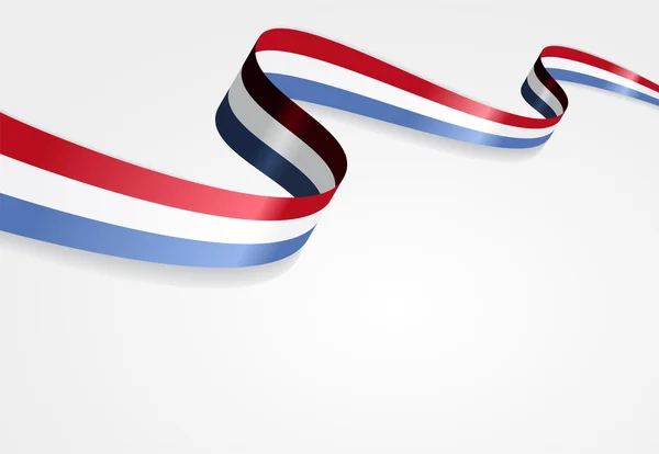 Fondo de la bandera de Luxemburgo. Ilustración vectorial . — Vector de stock