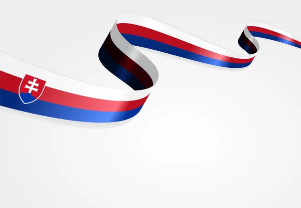 Slovakiska flagga bakgrund. Vektor illustration. — Stock vektor