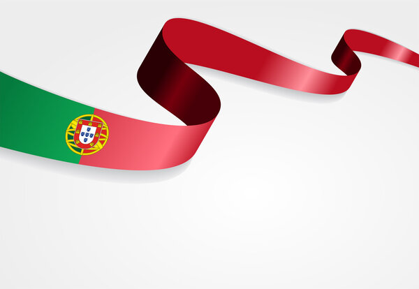 Portuguese flag background. Vector illustration.