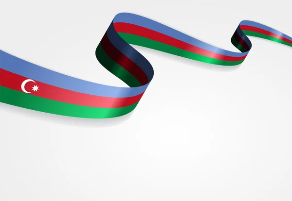 アゼルバイジャンの旗の背景。ベクトル図. — ストックベクタ
