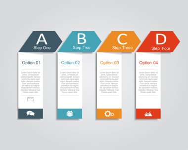 Infographic tasarım şablonu. vektör çizim.