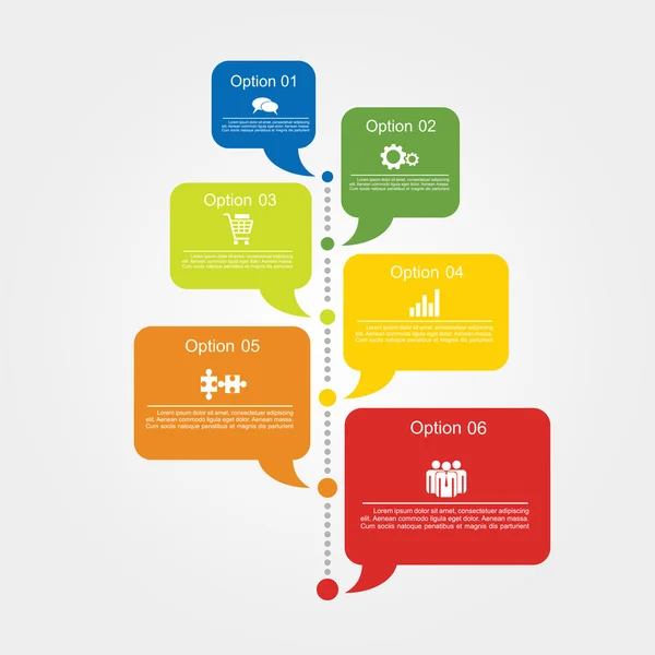 Plantilla de diseño infográfico. Ilustración vectorial . — Vector de stock